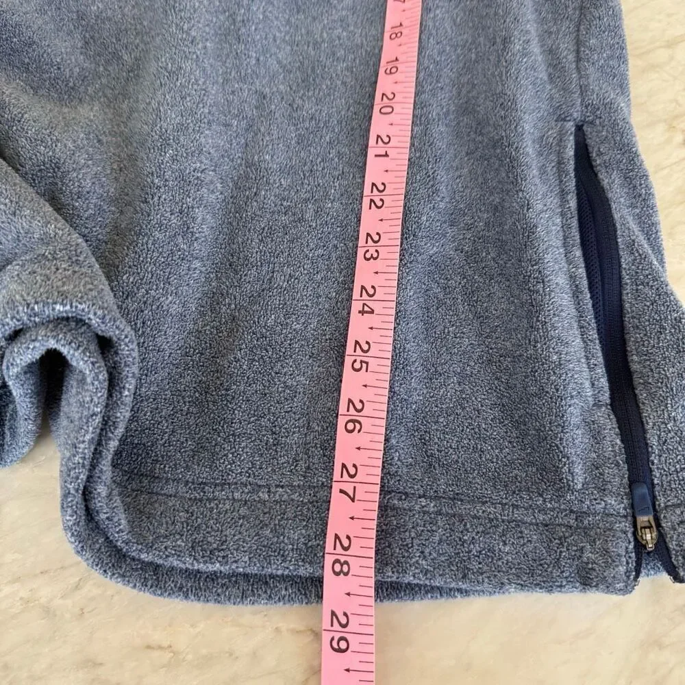 Nike Therma Dri-FIT fleece turtleneck tunic sweatshirt in blue size S